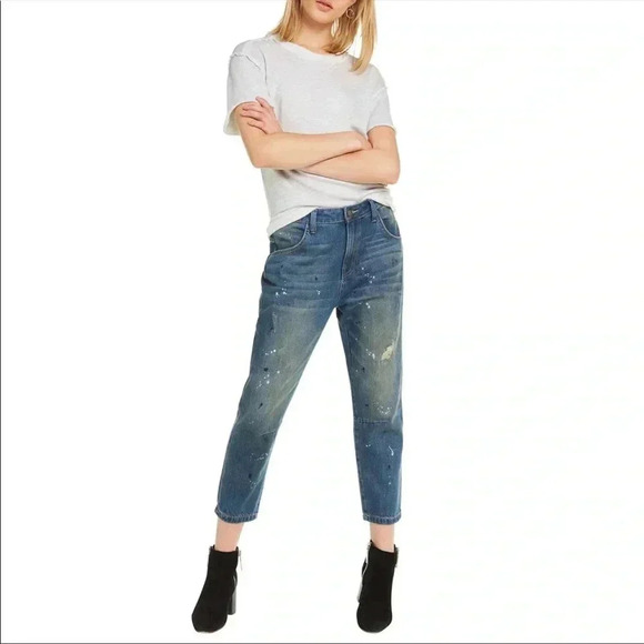 WILDFOX Baggy Crop Jean NWT - Picture 1 of 8